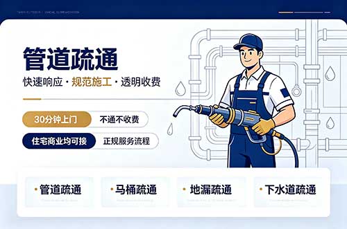 乐陵管道疏通