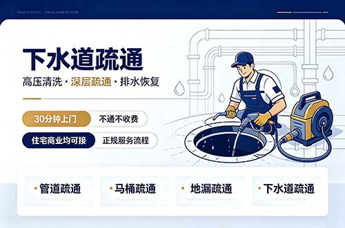乐陵下水道疏通