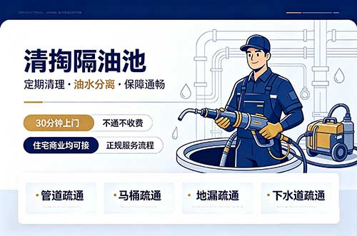 乐陵清掏隔油池